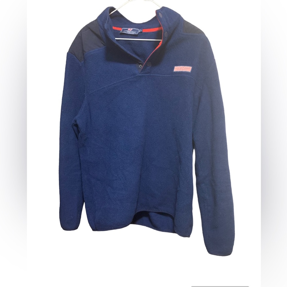 Vineyard‎ Vines size L quarter snap fleece pullover